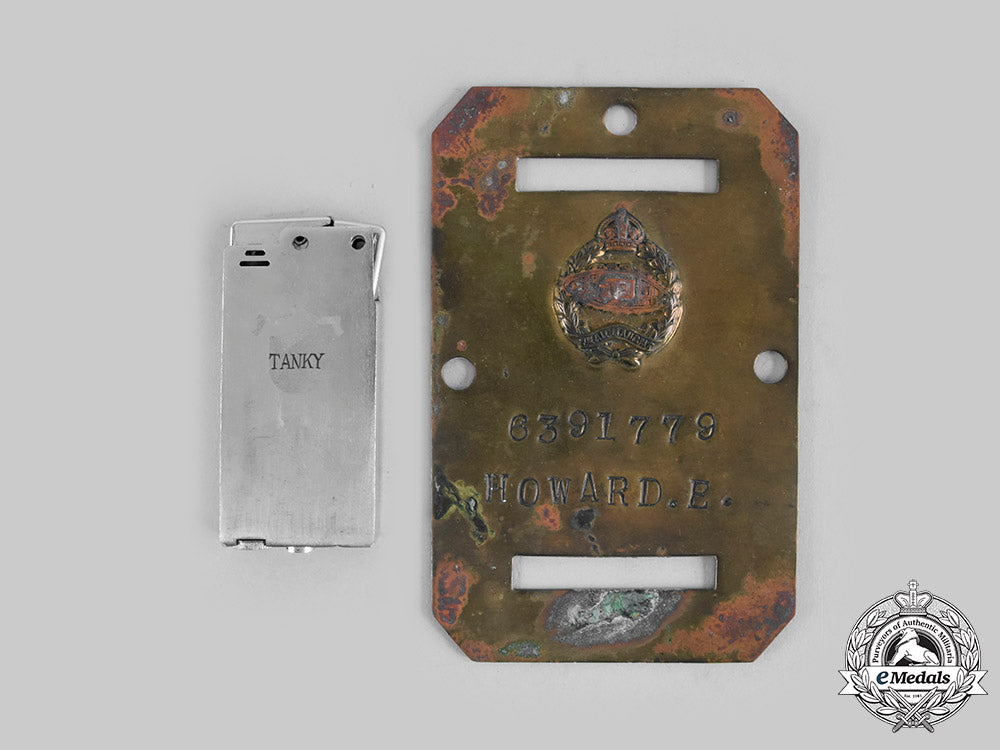 united_kingdom._a_lot_of_documents,_plaque_and_lighter_to_tanker_howard,_c.1945_c20_00846_1_1_1