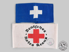 Germany, Third Reich. A Pair Of Medical Personnel Armbands