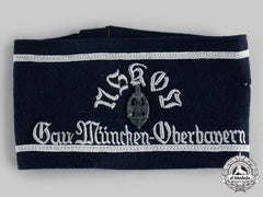 Germany, Nskov. A National Socialist War Victim’s Care Gau München-Oberbayern Armband