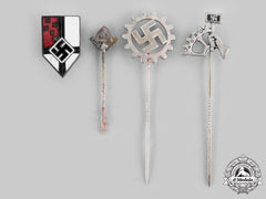 Germany, Third Reich. A Lot Of Membership Badges And Stick Pins