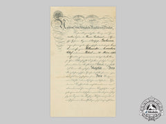 Germany, Imperial. A Promotion Certificate To Cavalry Captain And Squadron Leader Grolman 1890