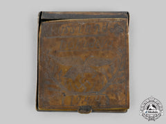 Germany, Luftwaffe. A 1944 Eastern Front Trench Art Cigarette Case