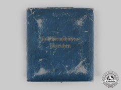 Germany, Luftwaffe. A Rare Presentation Case For A Fallschirmjäger Badge