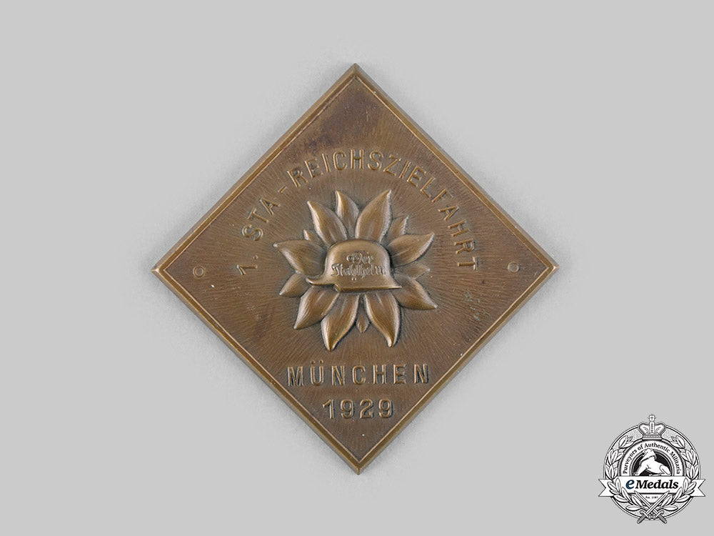 germany,_der_stahlhelm._a1929_stahlhelm_munich_commemorative_plaque_c20_01273_1_1_1