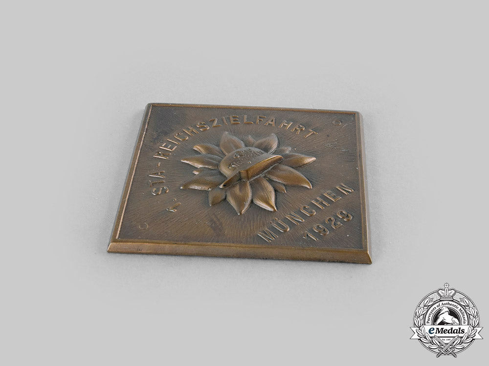 germany,_der_stahlhelm._a1929_stahlhelm_munich_commemorative_plaque_c20_01275_1_1_1