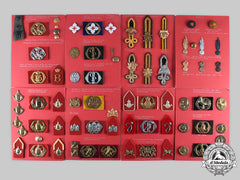 Netherlands, Kingdom. Lot Of 177 Army Insignia, C. 1940-1963