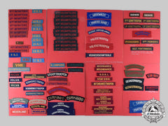 Netherlands, Kingdom. Lot Of 248 Army And Navy Shoulder Flashes/Sleeve Patches/Shoulder Title/Tally Ribbon C. 1944-1963