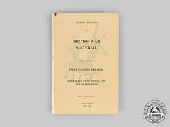 United Kingdom. List Of Changes In British War Material, Volume Ii: 1886-1900