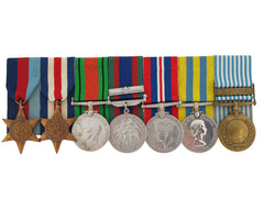 The Wwii & Korea Awards To G.gower, Cdn Inf.