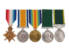 The Awards Of Sgt.haines - 3Rd Canadian Infantry