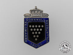 A Boer War Cornwall Yeomanry Volunteers Badge 1900-1901