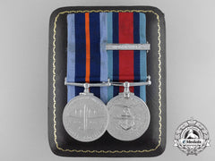 A Second War Bomber Command & Normandy Campaign Medal Pair