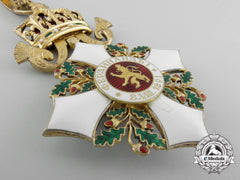 A Bulgarian Order Of Civil Merit; Commander's Cross By Godet