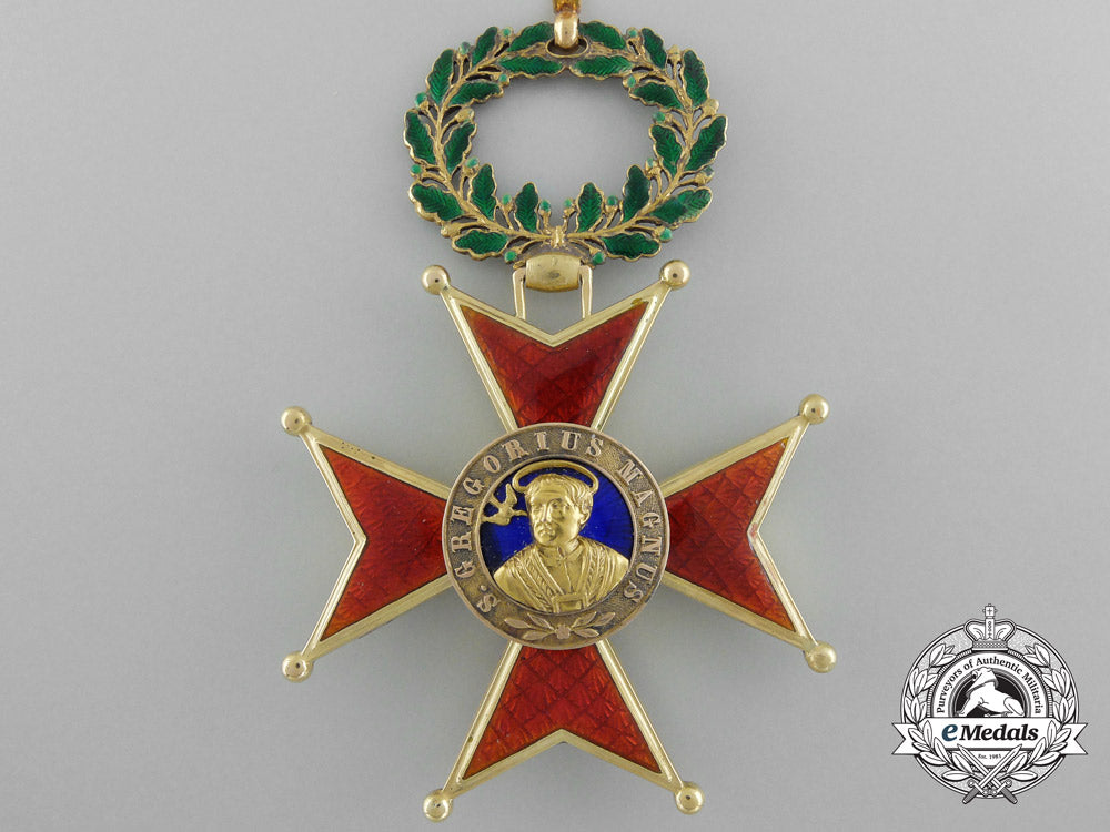 an_order_of_st._gregory;_commander's_cross_in_gold_c.1900_c_0819