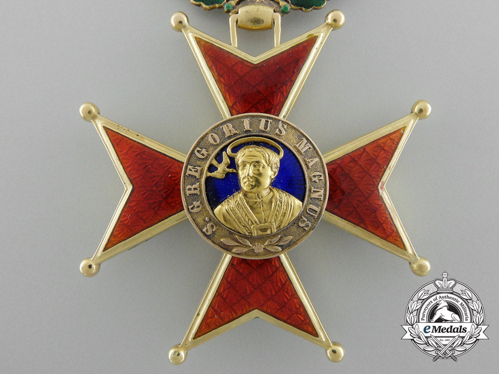 an_order_of_st._gregory;_commander's_cross_in_gold_c.1900_c_0820