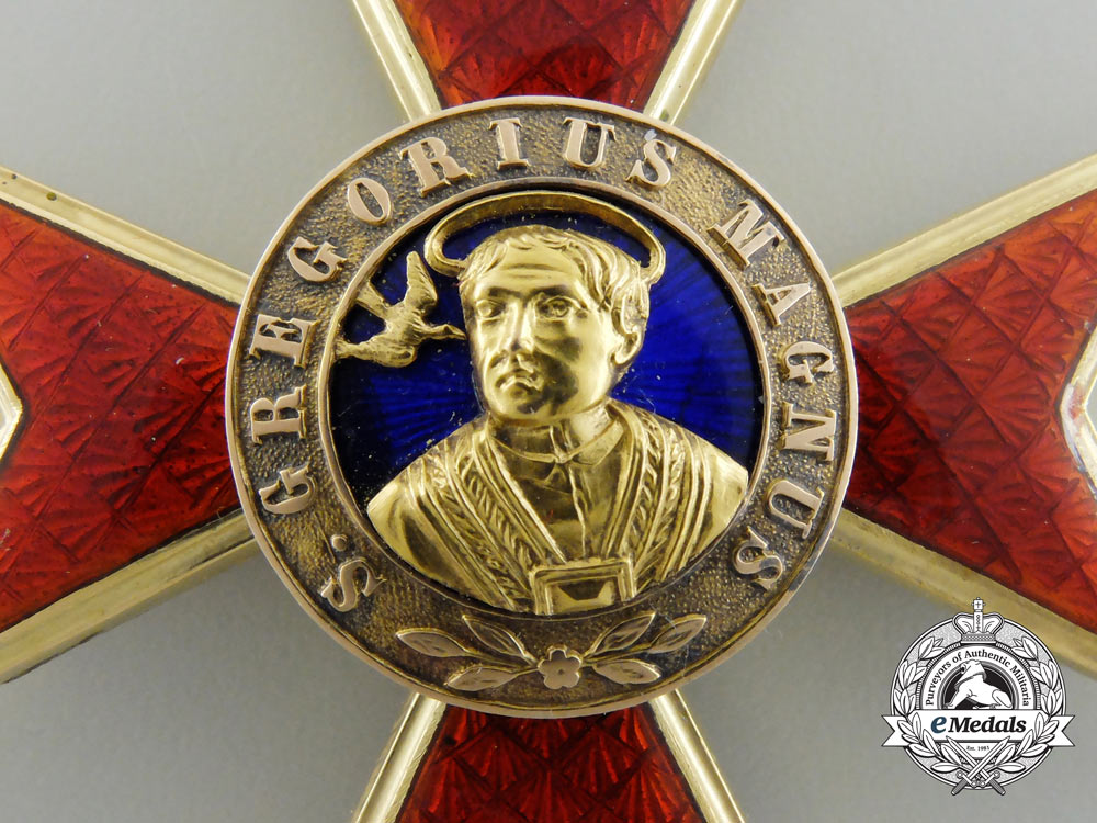 an_order_of_st._gregory;_commander's_cross_in_gold_c.1900_c_0821