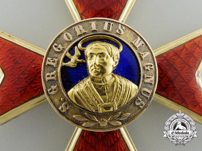 an_order_of_st._gregory;_commander's_cross_in_gold_c.1900_c_0821