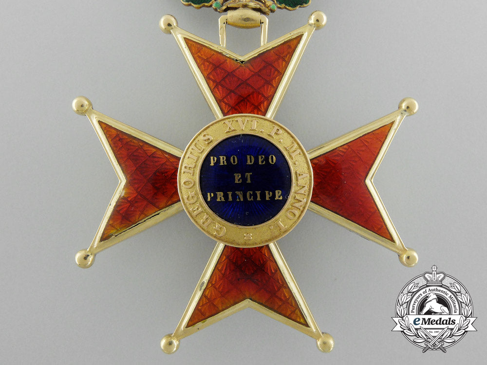 an_order_of_st._gregory;_commander's_cross_in_gold_c.1900_c_0824