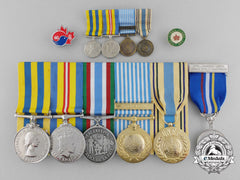 A Canadian Korean War & Peacekeeping Medal Grouping
