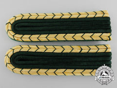 A Set Of Mint German Forestry Shoulder Boards