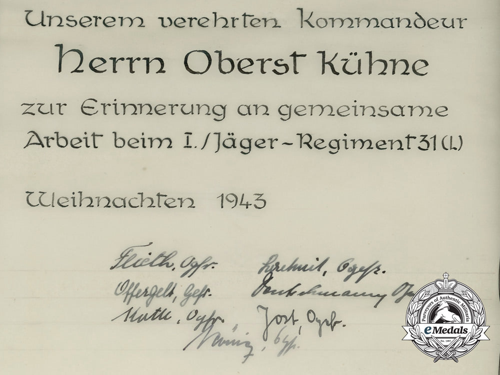 an_official1939_luftwaffe_promotion_document_to_major_ernst_kühne_signed_by_göring_c_1354_1_1_1_1