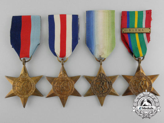 four_second_war_campaign_stars_c_1385
