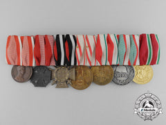 A First War Austro-Hungarian Seven Piece Medal Bar