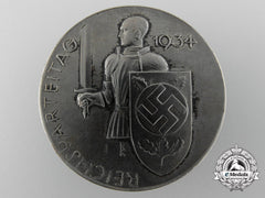 A 1934 Nsdap Reich Party Day Badge By Christian Lauer