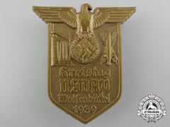 A 1939 Nsdap Wolfenbüttel District Diet Badge