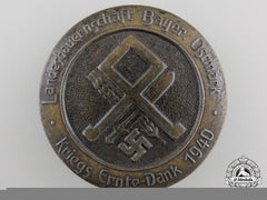A 1940 Bavarian Agricultural "Harvest Thank You Day Badge