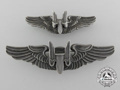A Pair Of Second War United States Air Force Bombardier Wings