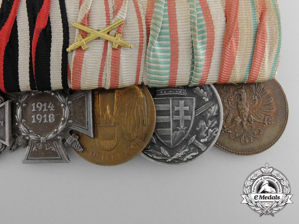 an_imperial_austrian_first_war_medal_bar_with_seven_awards_c_2941