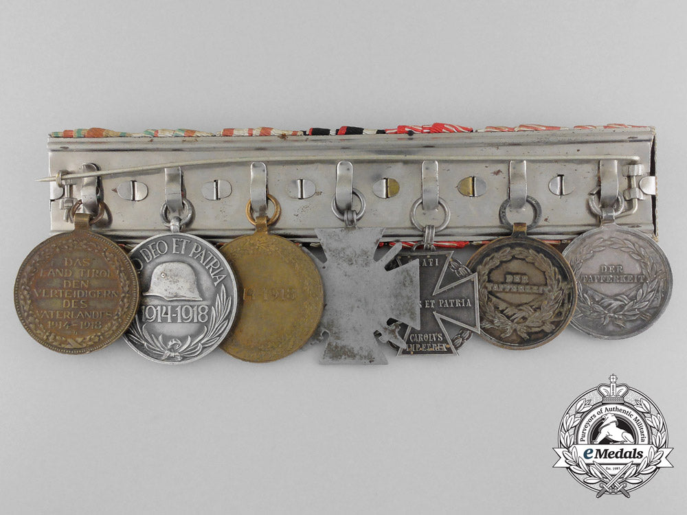 an_imperial_austrian_first_war_medal_bar_with_seven_awards_c_2942