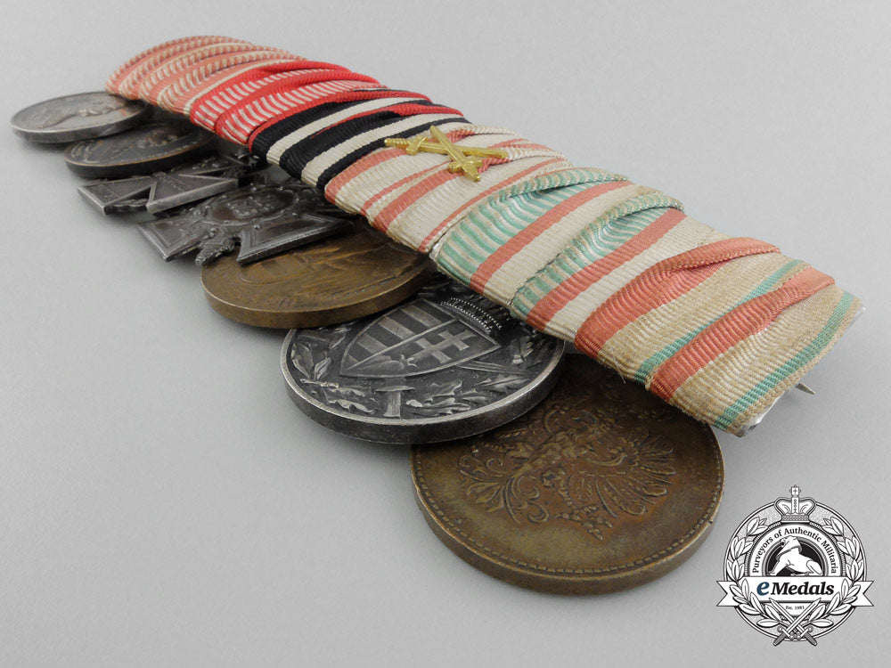an_imperial_austrian_first_war_medal_bar_with_seven_awards_c_2945