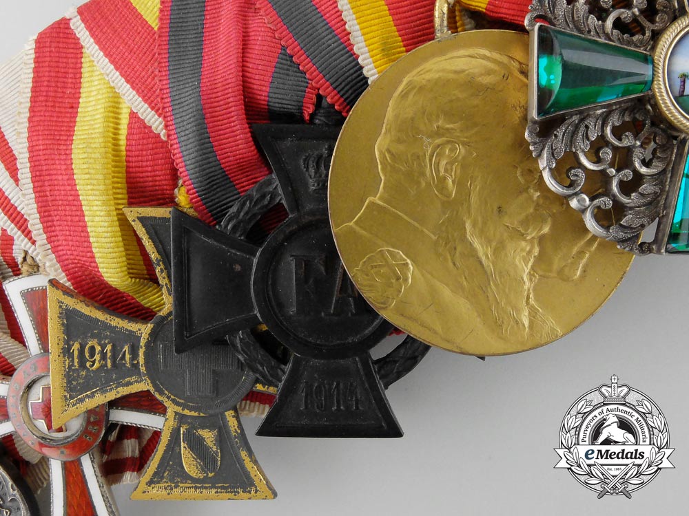 an_order_of_the_zähringer_lion,_crown&_red_eagle_frack_medal_bar_c_2949