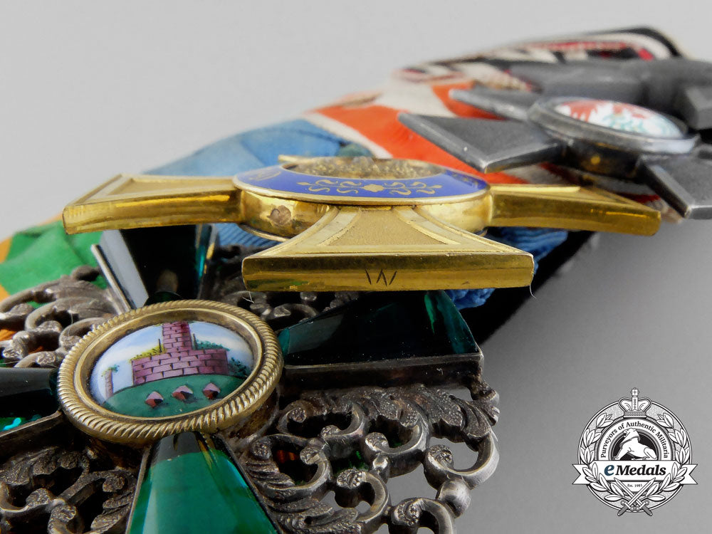 an_order_of_the_zähringer_lion,_crown&_red_eagle_frack_medal_bar_c_2955