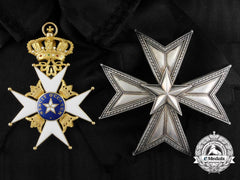 Sweden, Kingdom. An Order Of The North Star, Commander Cross By C.f Carlman, Stockholm