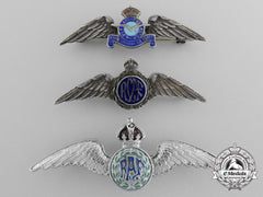 Three Second War Royal Air Force (Raf & Rcaf) Sweetheart Pins
