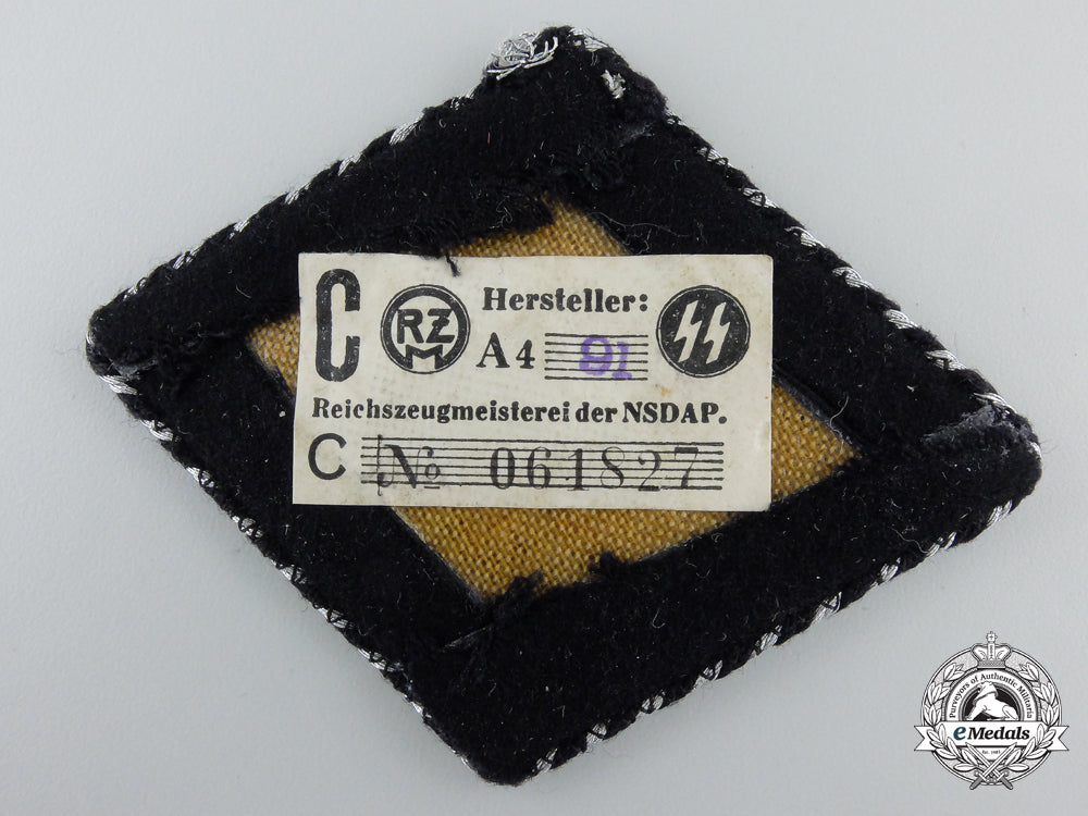 a_germanic_ss_em/_nco's_sleeve_diamond_with_ss_rzm_tag_c_309
