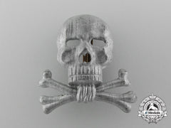 A Braunschweiger Totenkopf (Skull) Officer’s Cap Insignia For The Infantry Regiment Nr. 92 Or Hussars. 17