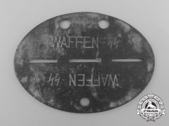 Germany, Ss. An Id Tag,  Waffen-Ss, "Ss-Pz.gren.a.u.e.btl. 1"