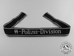 Germany, Waffen-Ss. An Em/Nco Ss-Polizei-Division Cufftitle