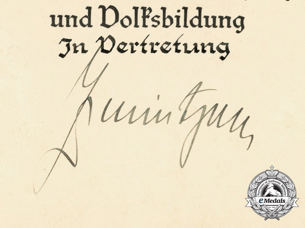 a1940_reich_minister_for_science,_education,_and_national_culture_appointment_document_c_3529