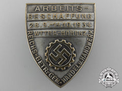 A 1934 German Labour Front Employment Sourcing Badge