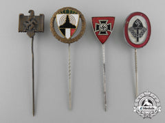A Lot Of Four German Stick Pins