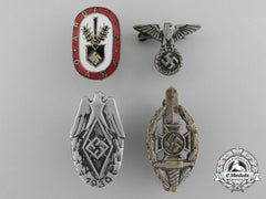 A Lot Of Four German Badges
