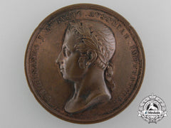 An Austrian 1841 Unveiling Of The Statue Of Francis I Medal