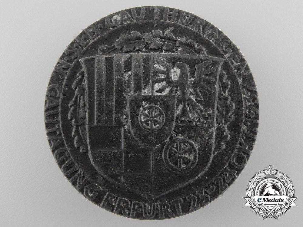 a1937_nsdap_thürigen/_erfurt_district_meeting_badge_by_wernstein_jena_c_4166
