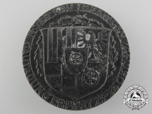 a1937_nsdap_thürigen/_erfurt_district_meeting_badge_by_wernstein_jena_c_4166
