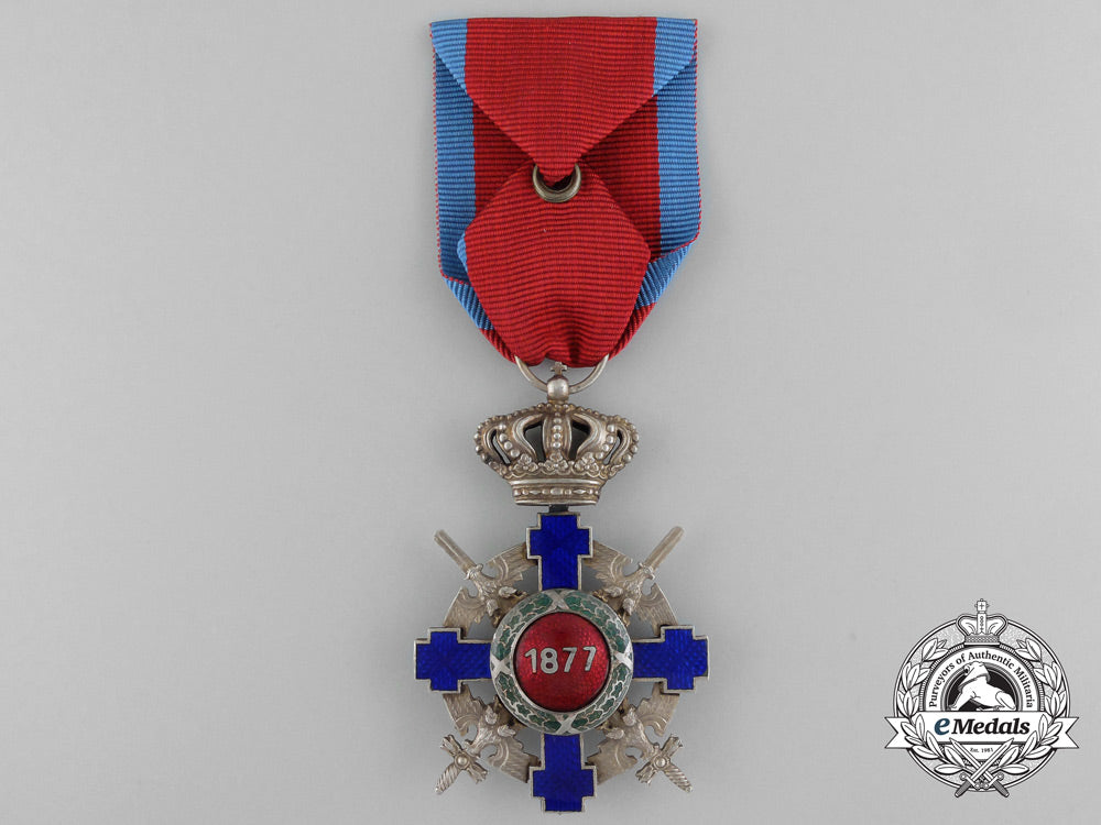 an_order_of_the_star_of_romania;_knight_with_crossed_swords_c_4246